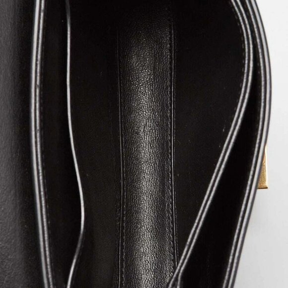 Celine Black Smooth Leather Small Pampille C Flap Bag - Picture 8 of 12